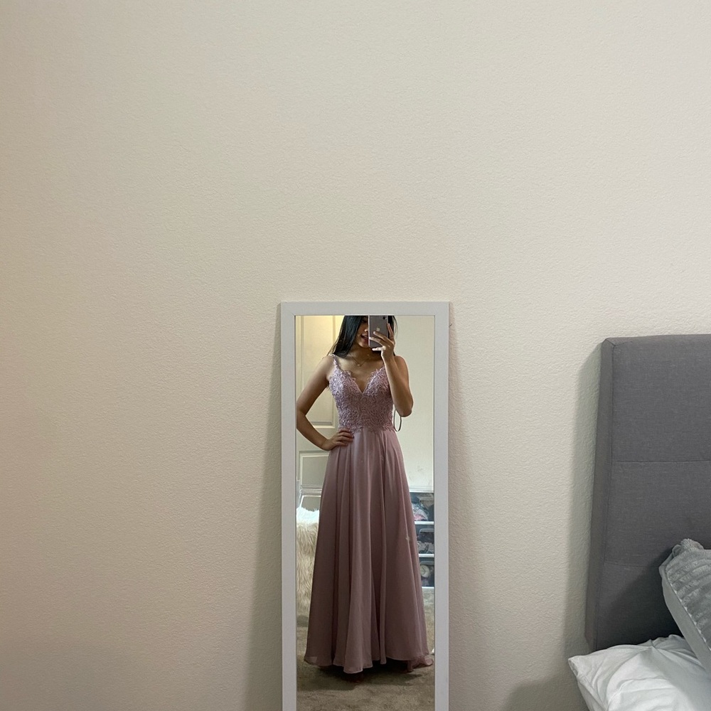 NWT Nina Camacho Mauve Prom Dress